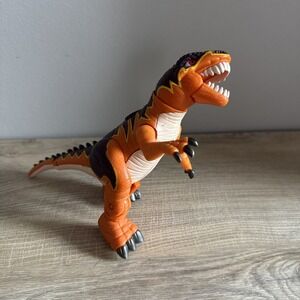 Mattel IMAGINEXT  Razor T-Rex‎ Dinosaur Orange Brown Toy Action Figure Vintage